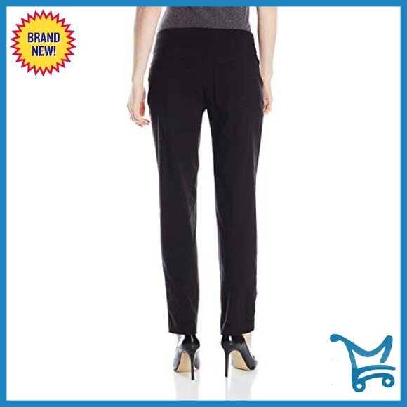 Super Stretch Pull-On Pants 30" Inseam Flat Front Casual Wear - Picture 3 of 4